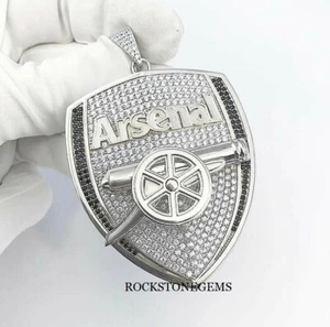 Arsenal 925 Sterling Silver Diamonds Pendant - Picture 1 of 2