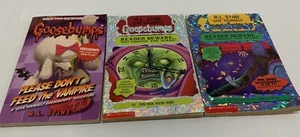 3x GOOSEBUMPS The Curse of the Creeping Coffin by R. L. Stine & Tick Tock VGC - Bild 1 von 7