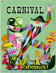 1948 Havana Cuba Cuban Caribbean Carnival Vintage Travel Advertisement Poster - Picture 1 of 1