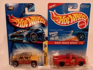 Hot Wheels HW 1996 Race Truck Dodge Ram 1500 / 2004 Scrapheads Humvee - Picture 1 of 3