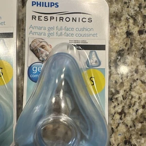 4 cojines faciales completos de gel Philips Respironics Amara pequeños A7031 1090492 - Imagen 1 de 3