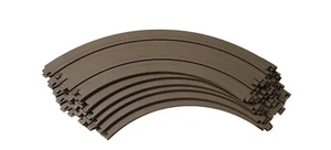 Auto World Track 6-9" Brown Curve Tracks - Picture 1 of 2