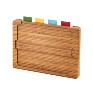 Wiltshire Bamboo 4 Piece Multi Chopping Board Set Colour Coded - Picture 1 of 7
