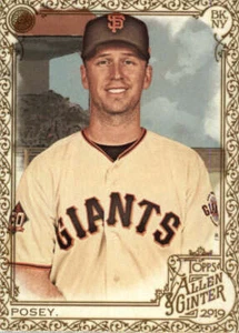2019 Allen and Ginter Gold #52 Buster Posey San Francisco Giants BX 50A - Picture 1 of 2