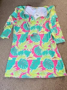 Damen Totally Tropics Damen Badekleid Größe S/M grün 3/4 Arm 28965 - Bild 1 von 13