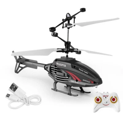New USB Rechargeable Remote Control Helicopter Rc Indoor Outdoor Kids Toy Gift - Image 1 of 4