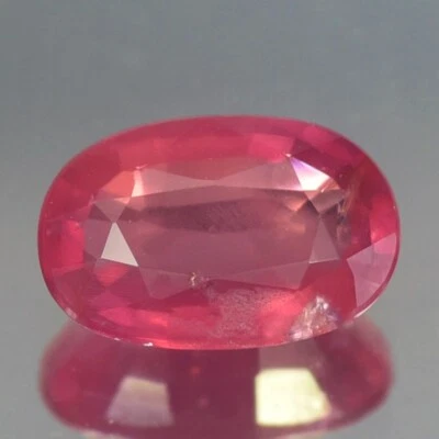 1.02CT CERTIFIED AA UNHEATED UNTREATED OVAL RED RUBY NATURAL - Image 1 of 4