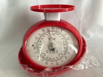 KITCHEN SCALE - MIXE BRAND NEW IN BOX - BRIGHT RED - image 1 of 4