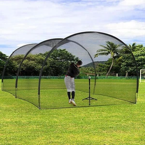 NEW 22FT Softball Baseball Cage Net And Frame Heavy Duty Pitching Batting Cage - Picture 1 of 12