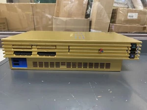 PS2 Hyakushiki Gold Mobile Suit Z Gundam SCPH-55000 GU Console And Game - Picture 1 of 19