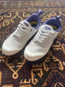 HERITAGE SERIES VOLLEY TENNIS SHOES US 11 UK 8 PURPLE AND WHITE - Picture 1 of 11