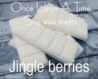 JINGLE BERRIES Christmas Highly Scented Soy Wax Melts 1x50g Pure Snap Bar Block