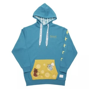 Loungefly Disney Ratatouille Gusteau's Restaurant Blue Unisex Hoodie XL NWT - Picture 1 of 5
