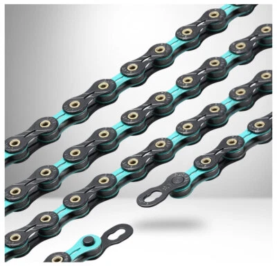 Cadena de bicicleta de 11 velocidades con revestimiento tipo diamante para ciclismo de montaña y carretera Foto 1 de 4