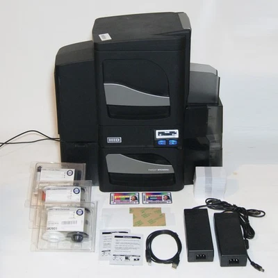 Impresora/laminador/codificador dúplex de tarjetas de identificación Fargo DTC4500e paquete de suministro PL Foto 1 de 4