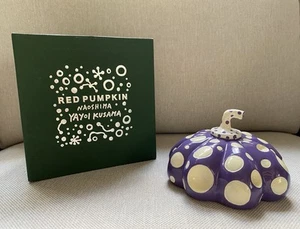 Yayoi Kusama Naoshima Pumpkin (Purple & White) with box, 2019 - Picture 1 of 10