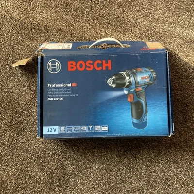 Bosch Professional GSR 12 V-15 12v Cordless Drill Driver Bare Unit - 0601868101 - Image 1 of 4