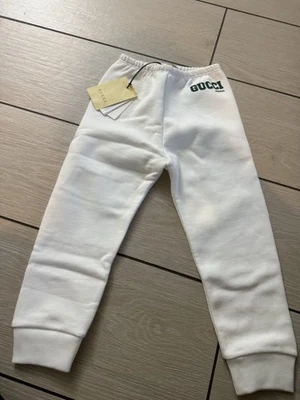 古驰儿童慢跑运动裤 • 尺码 3Y • 白色 • 全新带标签  — 第 1/4 张图片
