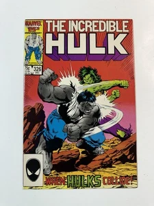 Incredible Hulk #326 Direct Grey vs Green High Grade Marvel Comics 1986 NM - Picture 1 of 2