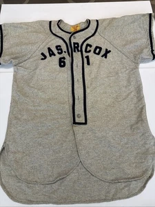 Divisa baseball vintage Jas. Calze top pantalone R. Cox Hoff’s Groc Wilson taglia 36 - Foto 1 di 22