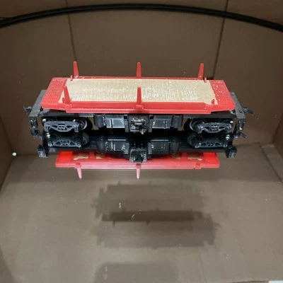 Cama plana inclinable Tyco escala HO gris con cubierta de madera ~ sin probar Foto 1 de 4