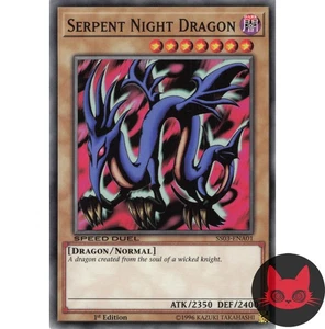 Yugioh Schlangennachtdrache SS03-ENA01 Common 1. Auflage NM - Bild 1 von 2