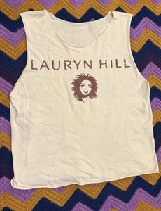 Lauryn Hill shirt Miseducation World Tour 1999 Rap Shirt Chopped Sold As Is - Picture 1 of 6