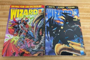 Lote de portadas de Batman #24 1994 Wizard Magazine Spawn #29 1993 guía de precios de cómic - Imagen 1 de 3