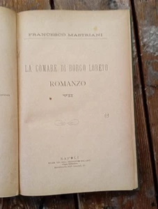 Francesco Mastriani La comare di Borgo Loreto Romanzo VII - Bild 1 von 3