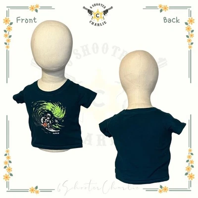 Camiseta Hurley Manga Corta Niños Talla 18 Meses Azul Mono Surf Foto 1 de 4