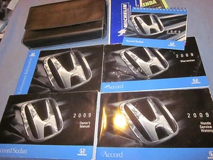 Honda Accord 2009 sedán dueño manual conjunto dueño con estuche - Imagen 1 de 1