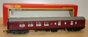 Vintage Hornby Railways OO R423 LMS Mk 1, 1st Brake Coach, RN 5051, Maroon Boxed - Picture 1 of 11