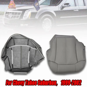 Gray Front Driver Side Bottom Seat Cover For Chevy Tahoe Suburban 1999-2002 AS - Bild 1 von 7