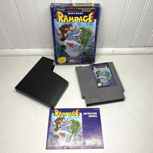 Rampage NES (Nintendo Entertainment System, 1988) CIB Completo en Caja Leer - Imagen 1 de 11