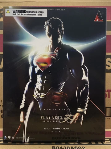 SUPERMAN MAN OF STEEL DC Comics Square Enix Action Figure Play Arts Kai Cover