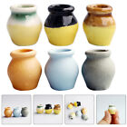  Mikro-Gartenvasen Porzellanvase Mini-Sukkulenten-Töpfe Büro Keramik