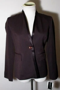 JONES NEW YORK Brown Classy Button Jacket Size 4P NWT - Picture 1 of 6