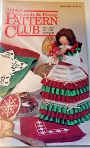 Annie's Quick & Easy Pattern Club Booklet Crafts Dec '93/ Jan '9 #84 (48 pages) - Picture 1 of 2