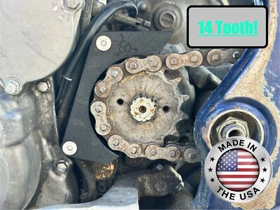 Suzuki LTR 450 2006-2009 Quadracer 14 dientes poli nailon estuche protector de cadena Foto 1 de 4