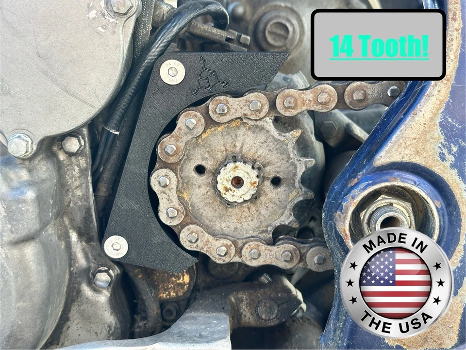 Suzuki LTR 450 2006-2009 Quadracer 14 dientes poli nailon estuche protector de cadena Foto 1 de 4