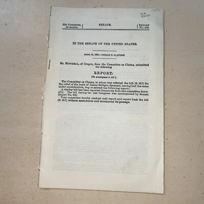 Mapa de 1894 Sr. Mitchell Oregon alivio de herederos de James Bridger Green River Utah Foto 1 de 4
