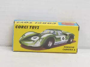 nur 1x Box Porsche Carrera 6 Corgi 330 ca. 1:43 Re-Issue China - Picture 1 of 2