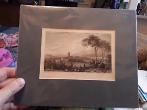 FAVERSHAM Kent - Stampa antica.(Storia irlandese del Kent. BARTLETT 1829) - Foto 1 di 4