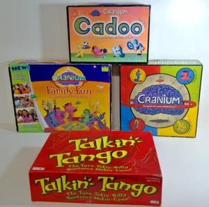 Lot of 4 Games Talkin Tango , 3 Cranium 1 Cadoo Cranium Game kids family games - Picture 1 of 5
