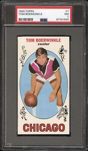 1969 Topps Basketball Tom Boerwinkle #7 PSA 7