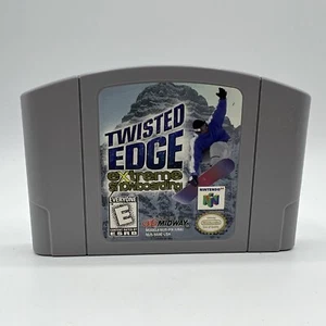 Nintendo N64 Twisted Edge Extreme Snowboarding Tested & Working Midway 1998 - Picture 1 of 3