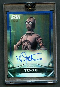 Nika Futterman TC-70 Blue 10/50 Autograph 2021 Topps Star Wars Signature Series - Bild 1 von 1