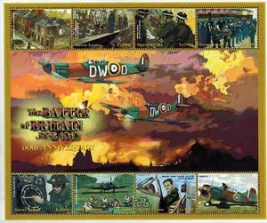 Sierra Leone Battle Of Britain 60th Anniv. III Souvenir Stamp Sheet Of 8 MNH GEM - Picture 1 of 2