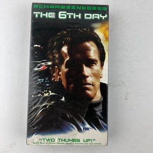 The 6th Day VHS Video Tape Arnold Schwarzenegger Sci-Fi - Picture 1 of 2