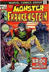 Marvel Comics Frankenstein Monster #2 1973 5.0 VG/FN 🔑 - Picture 1 of 1